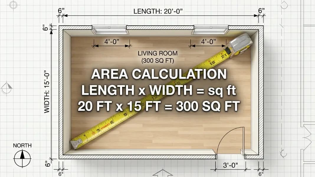 Square Footage Calculator: How to Measure Any Room or Space (2026)