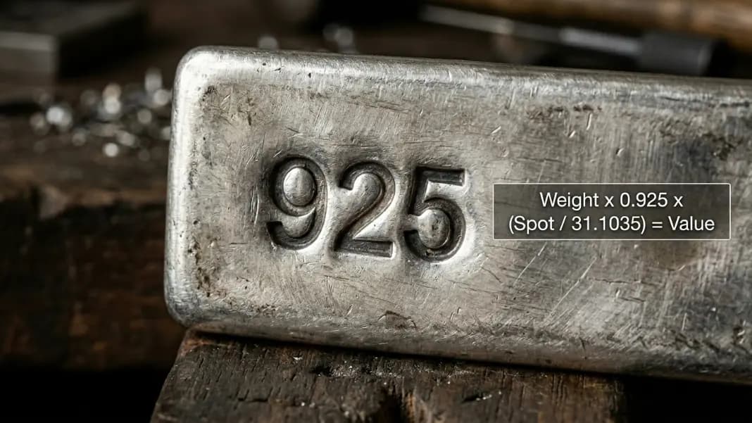 What Is 925 Silver Worth? Price Per Gram and Ounce (2026)
