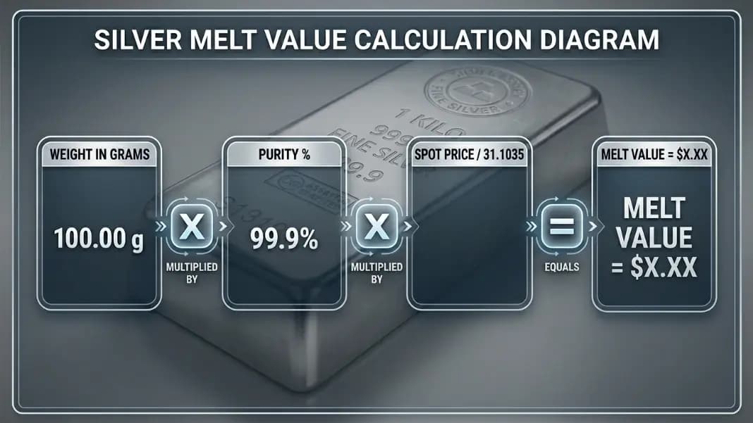 How to Calculate Scrap Silver Value: Formula + Free Calculator (2026)