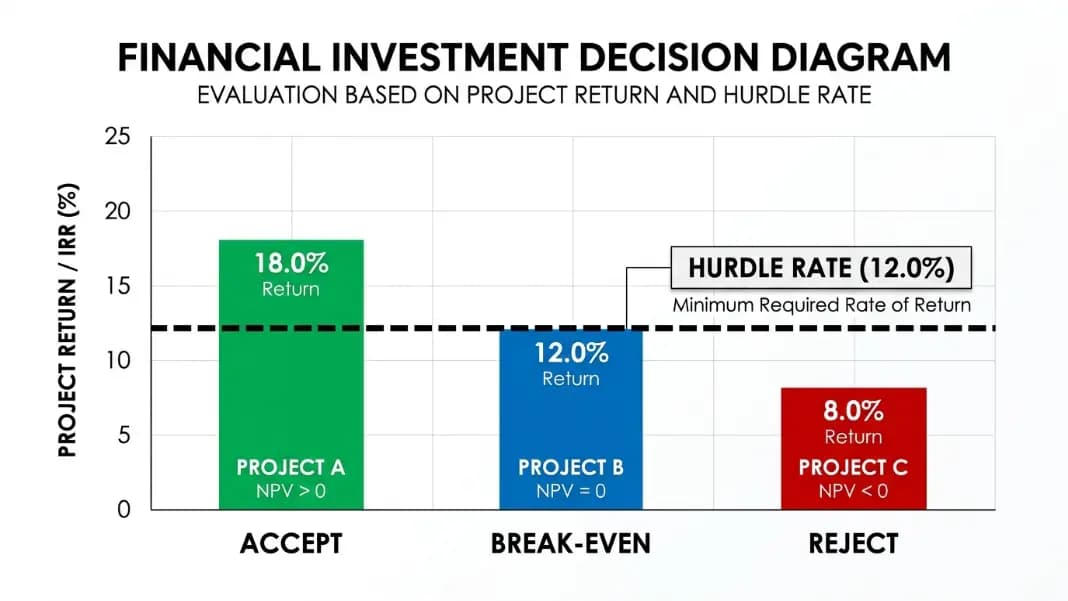Hurdle Rate vs IRR: How Return Thresholds Work in Investment Decisions (2026)