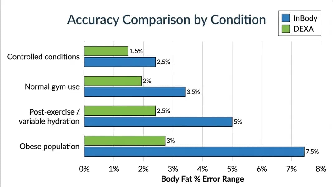 InBody Scan vs DEXA Scan: Body Fat Accuracy Compared (2026)