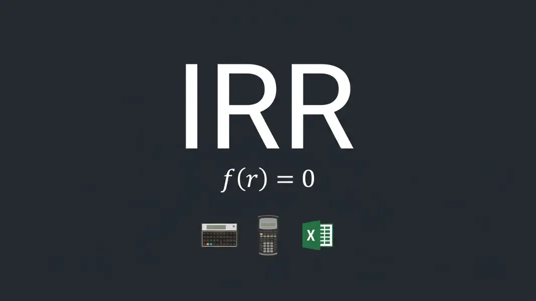 IRR on a Financial Calculator: HP 12C, BA II Plus, and Excel (2026)